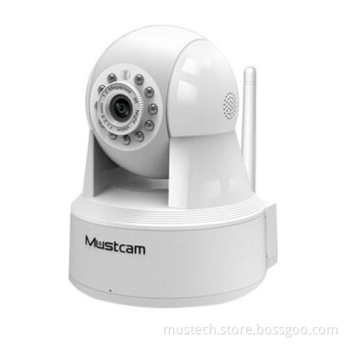 720P HD Resolution Megapixel IP Camera with p2p, Wi-Fi, Night Vision, TF-card Slot and P/T Software